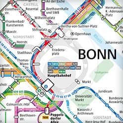 Linienplan Bonn