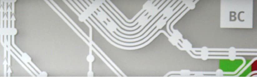 Abstraktes Netzwerk mit Baumgardt Consulting Logo